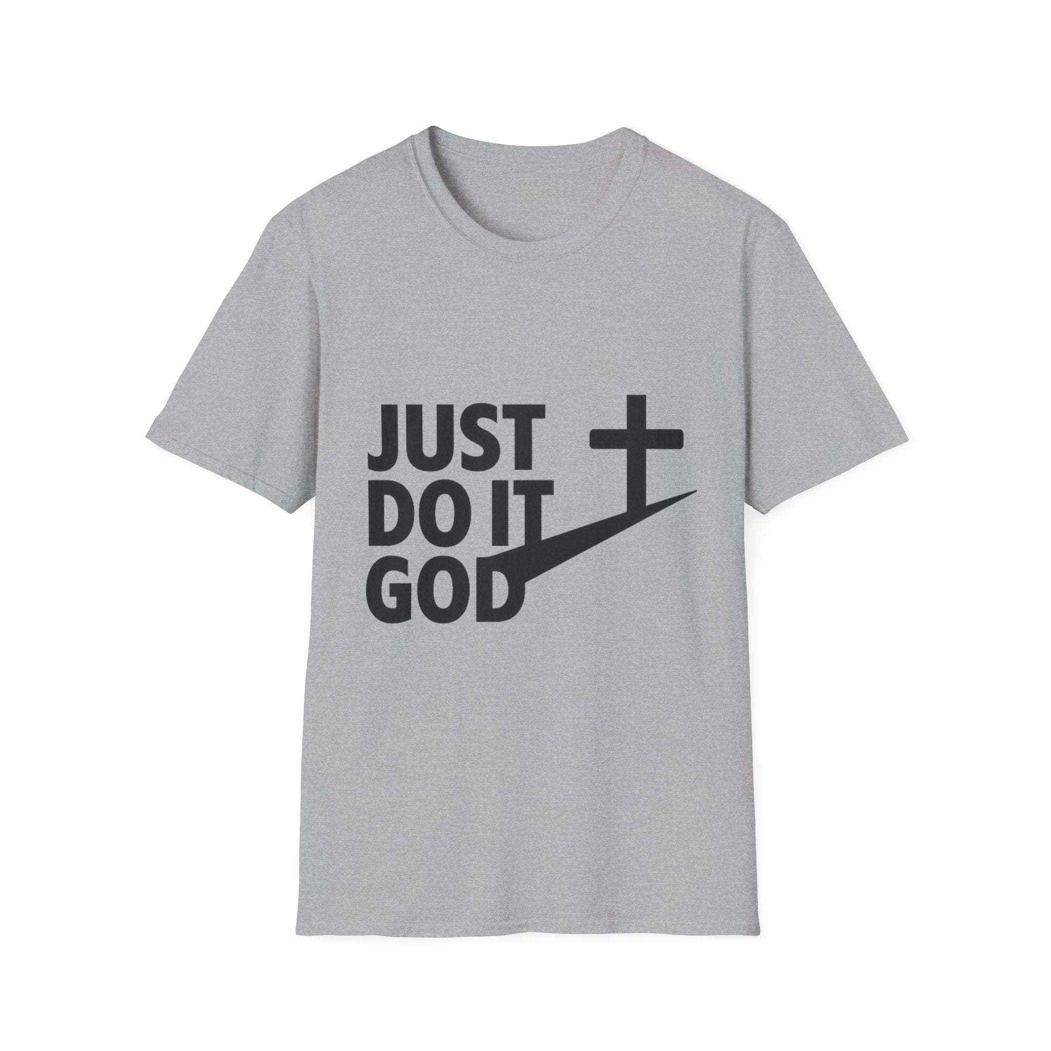 Just Do It God T-Shirt — Christian Faith Cross Graphic Tee