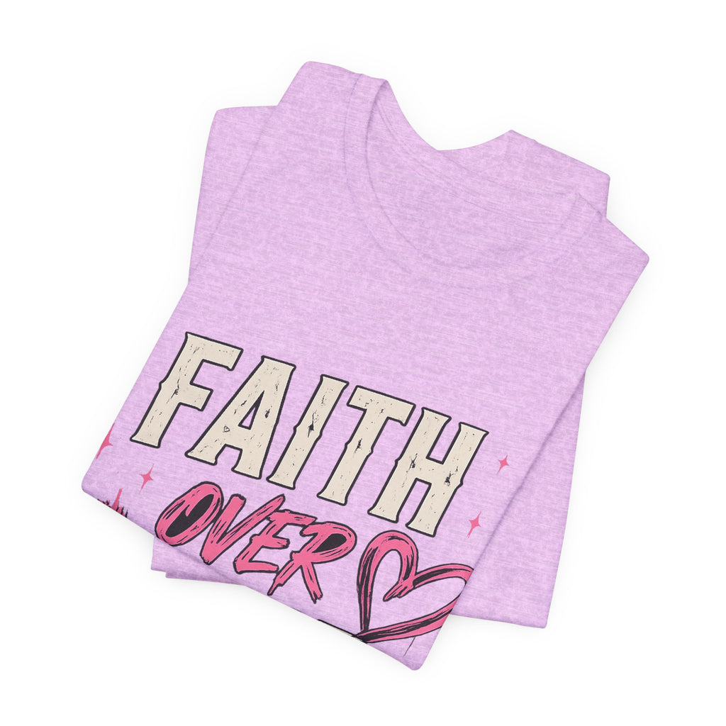 Faith Over Fear Tee — "Trust God. Always." Christian Inspirational T-Shirt