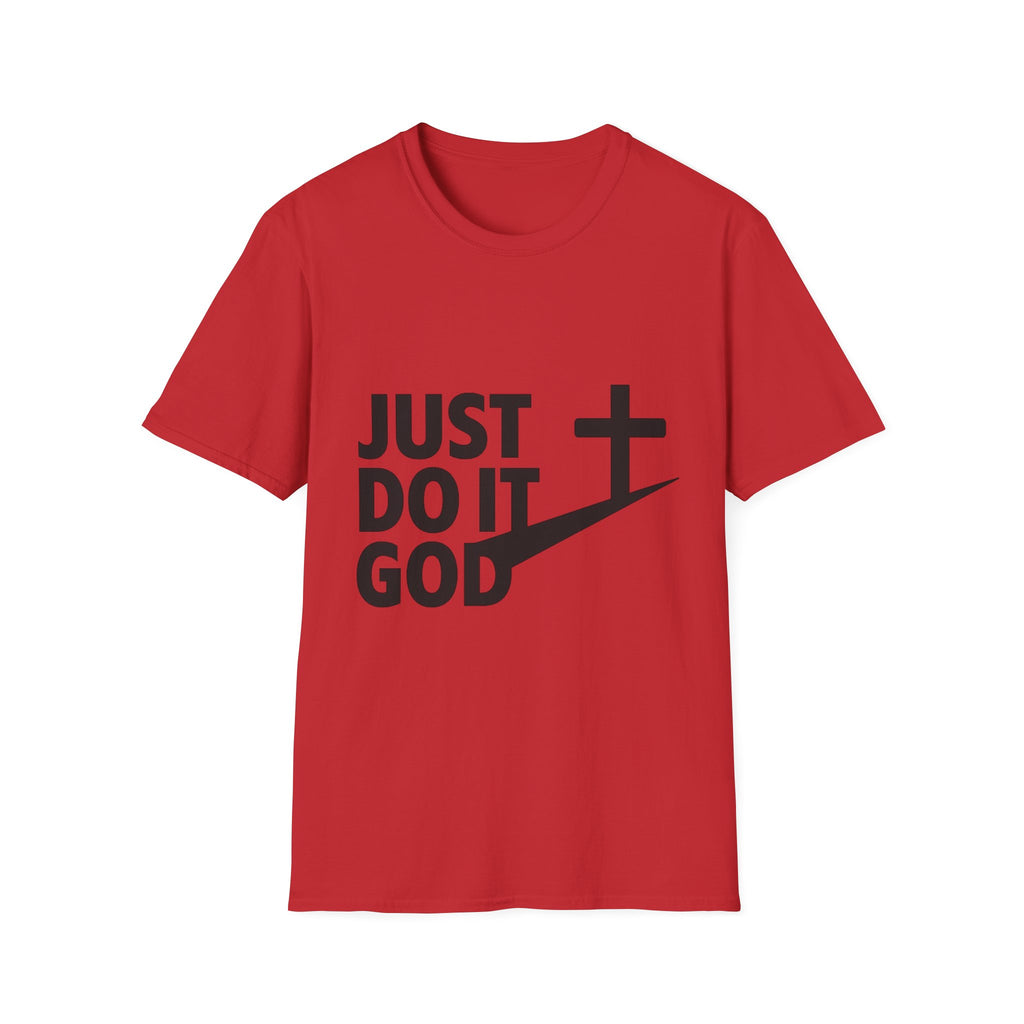 Just Do It God T-Shirt — Christian Faith Cross Graphic Tee