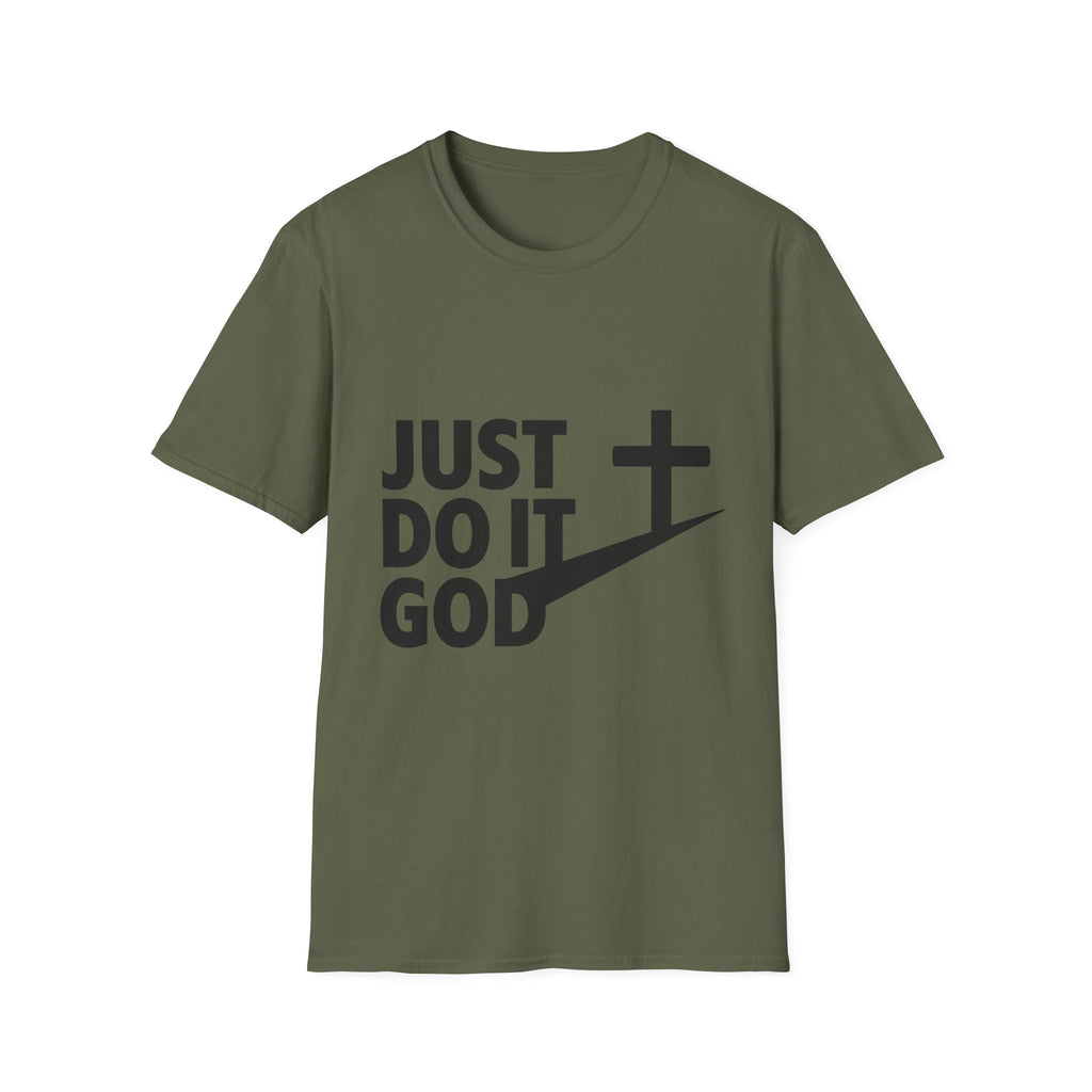 Just Do It God T-Shirt — Christian Faith Cross Graphic Tee
