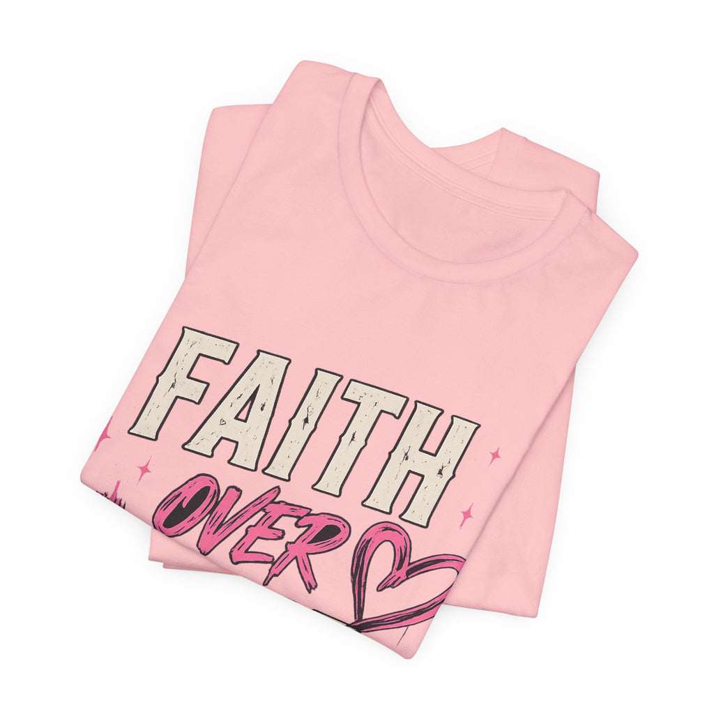 Faith Over Fear Tee — "Trust God. Always." Christian Inspirational T-Shirt