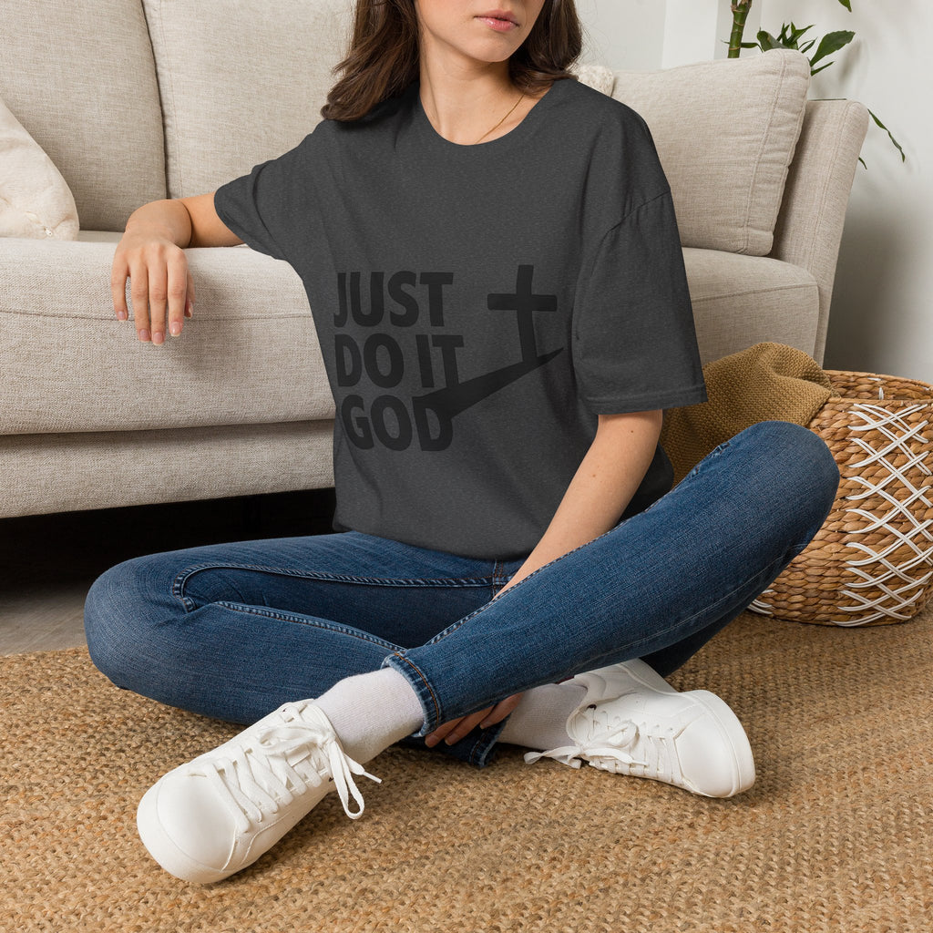 Just Do It God T-Shirt — Christian Faith Cross Graphic Tee