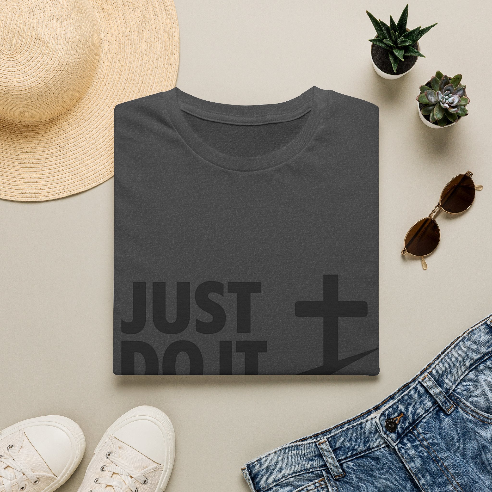 Just Do It God T-Shirt — Christian Faith Cross Graphic Tee