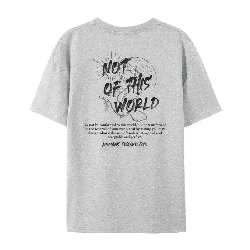 World Bible Verse T Shirt Women Tees Unisex Christian Clothing Gifts