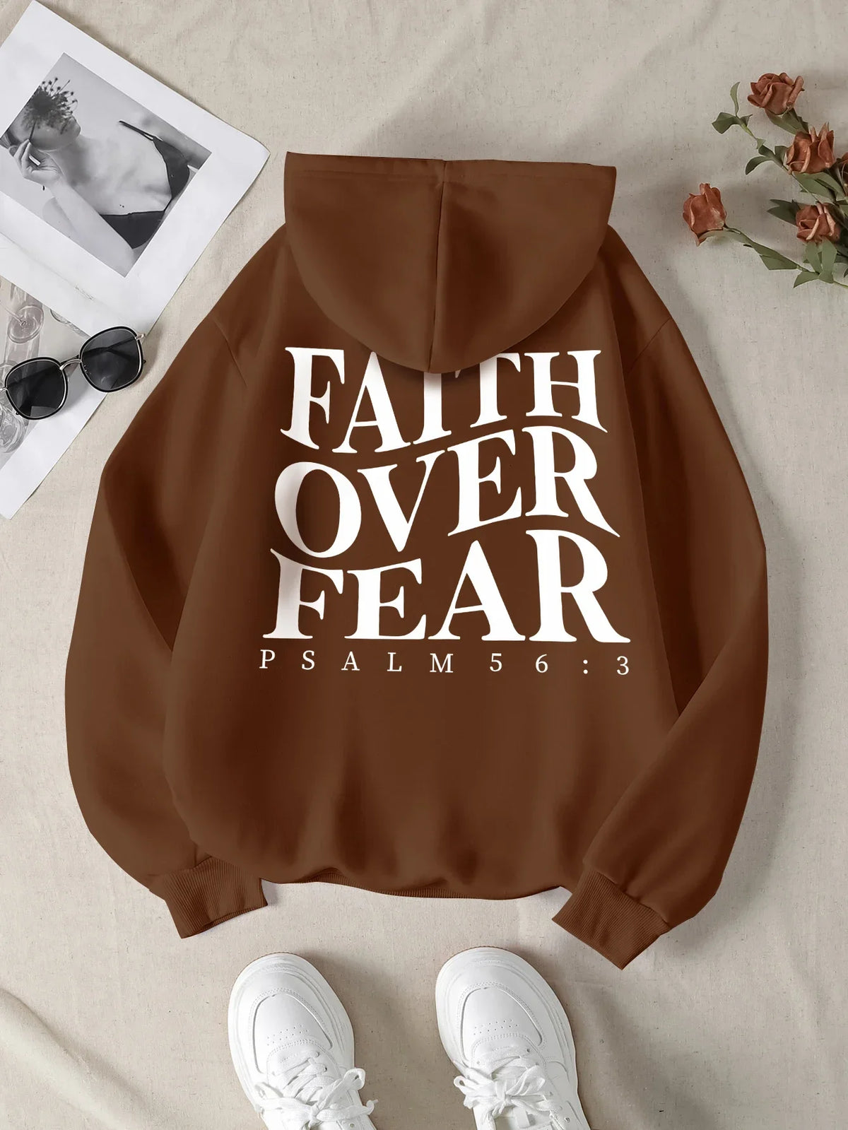 Faith over Fear Christian Hoodie