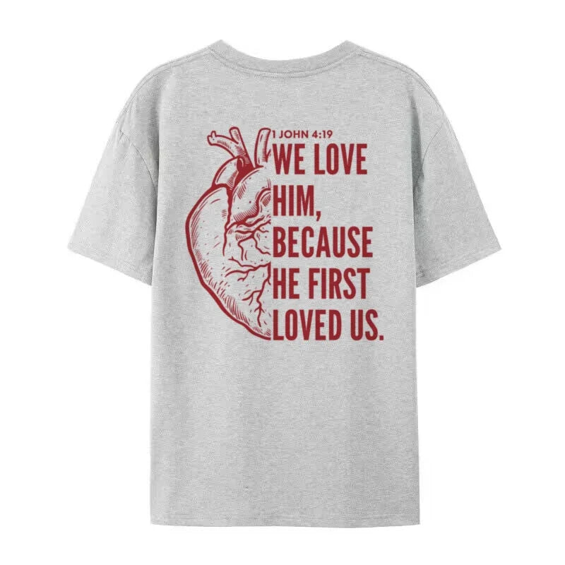 Christian Streetwear Tops Jesus Faith Tee Shirt Bible Verse T Shirt Unisex