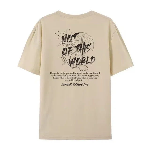 World Bible Verse T Shirt Women Tees Unisex Christian Clothing Gifts