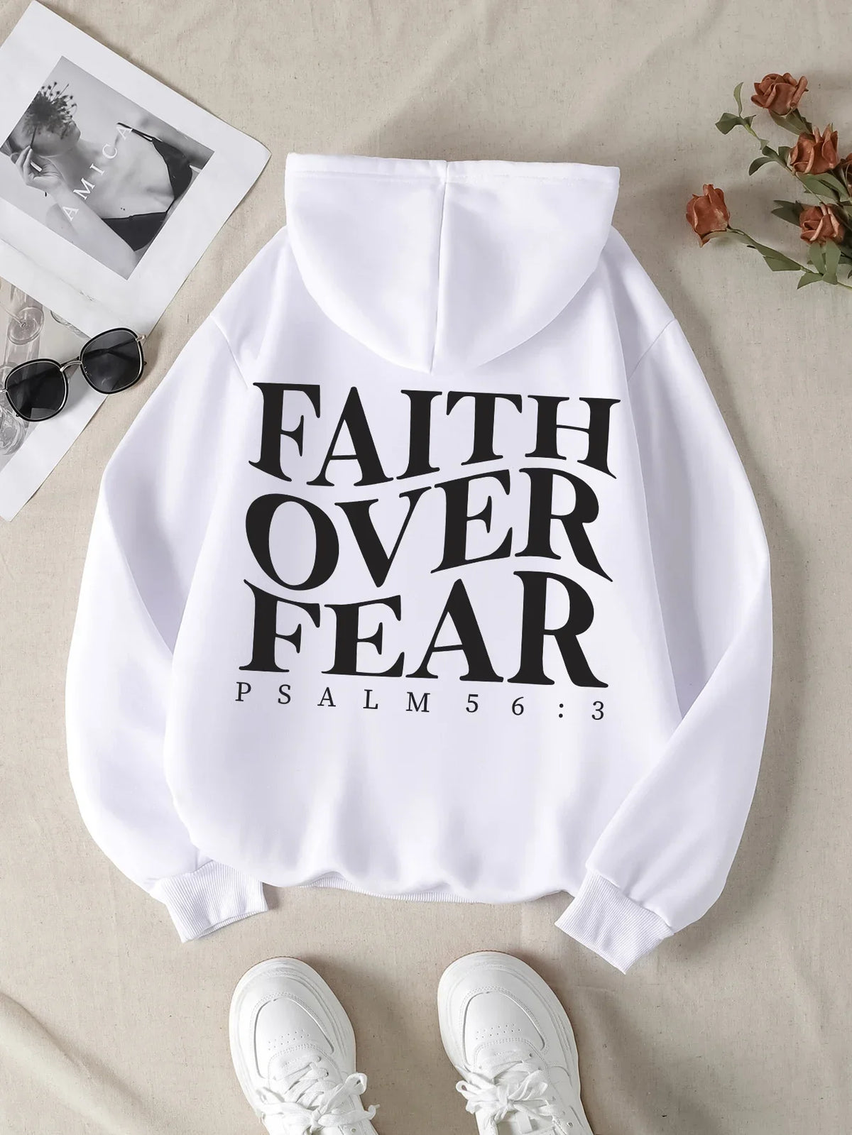 Faith over Fear Christian Hoodie