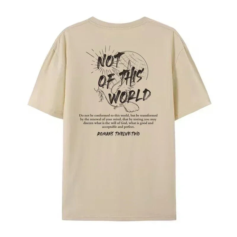 World Bible Verse T Shirt Women Tees Unisex Christian Clothing Gifts