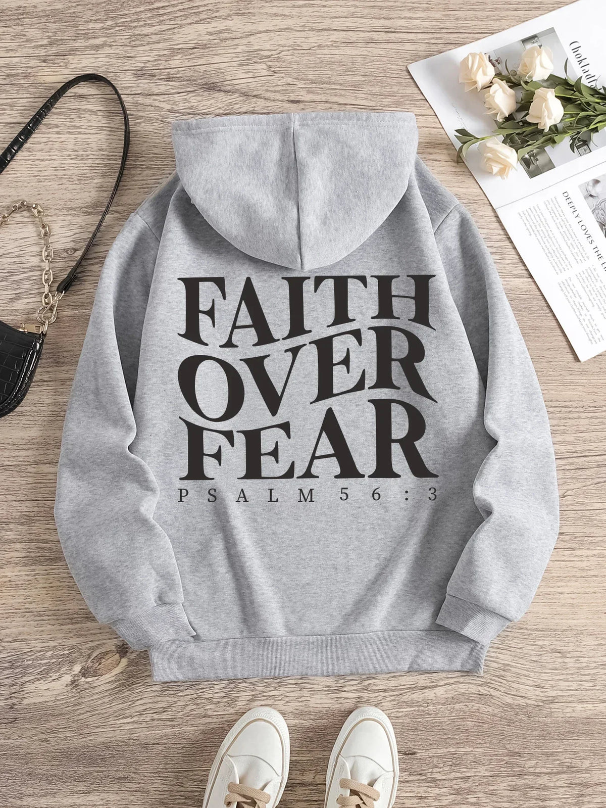 Faith over Fear Christian Hoodie