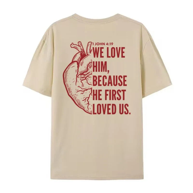 Christian Streetwear Tops Jesus Faith Tee Shirt Bible Verse T Shirt Unisex