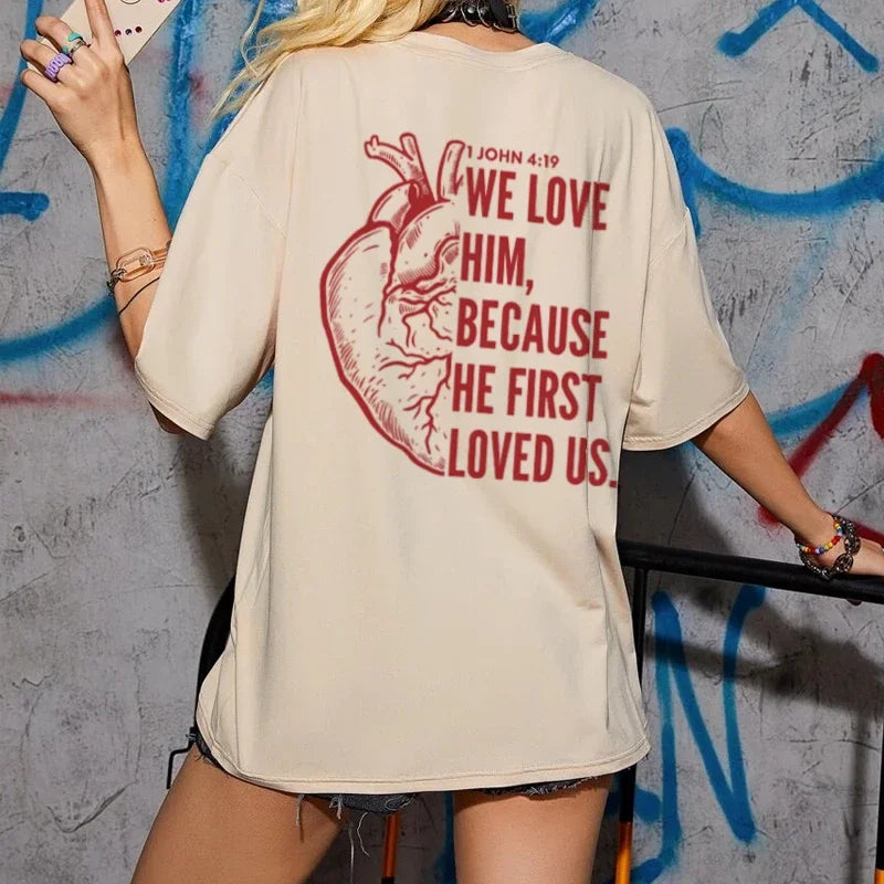Christian Streetwear Tops Jesus Faith Tee Shirt Bible Verse T Shirt Unisex