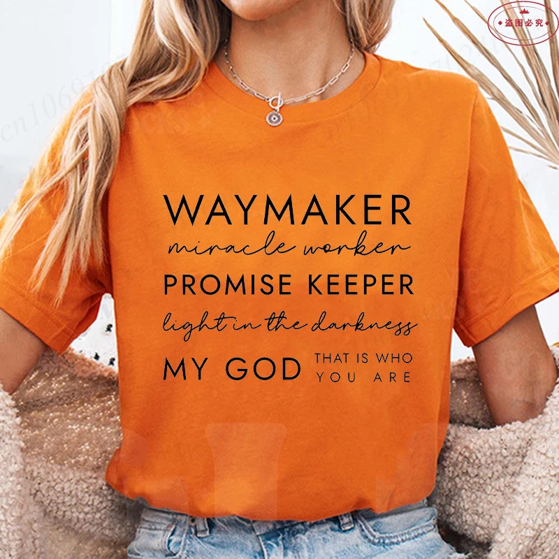 Christian T-Shirts Waymaker