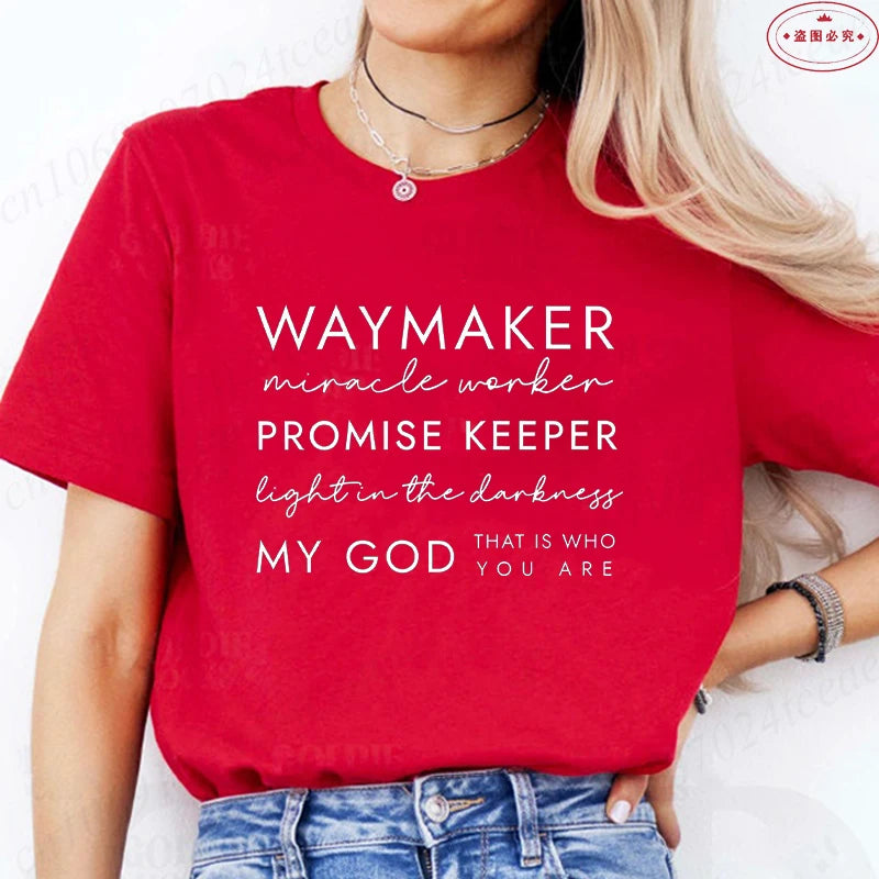 Christian T-Shirts Waymaker